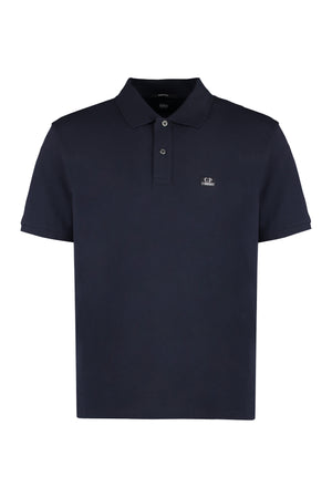 Cotton piqué polo shirt-0